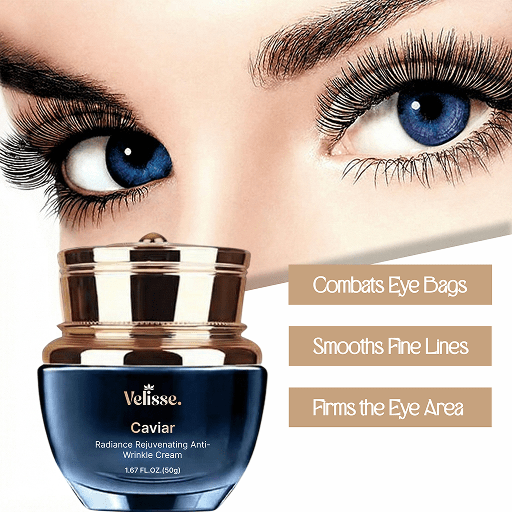 Caviar Repair Eye Cream - Firming, Anti-Wrinkle & Brightening Treatment (40g) - Velisse -