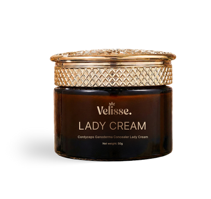 Cordyceps Ganoderma Concealer Lady Cream - Tone-Up Moisturizer with Natural Coverage (50 g)