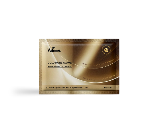 Gold Honeycomb Carnosine Firming & Wrinkle Smoothing Mask - 24K Luxe Elasticity & Radiance Care (30ml × 5 pcs)