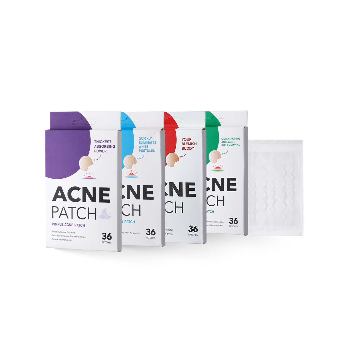 Velisse Blemish Care Hydrocolloid Spot Cover Patches (36–48 Patches)