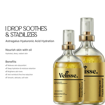 Velisse Radiant Gold Brightening Essence Spray 100ml gold bottle