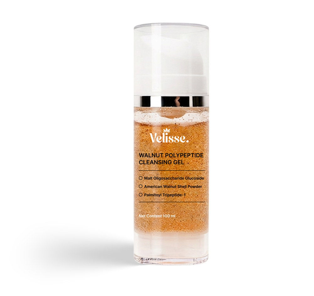 Walnut Polypeptide Cleansing Gel - Gentle Exfoliating & Nourishing Facial Cleanser