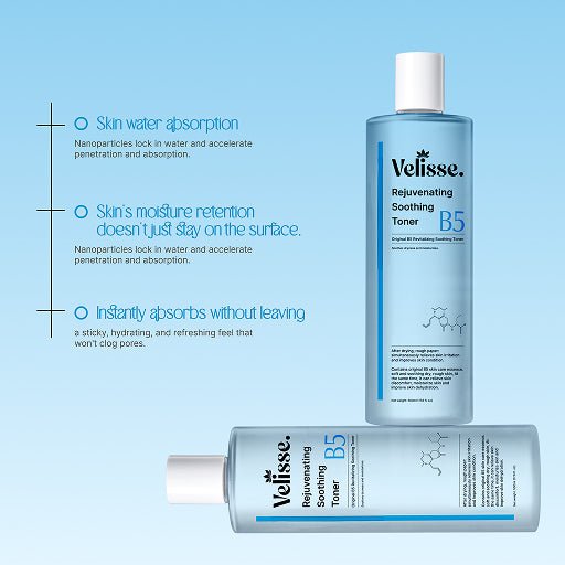 B5 Centella Unisex Soothing Toner (500ml) - Velisse -