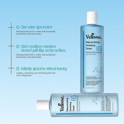 B5 Centella Unisex Soothing Toner (500ml) - Velisse -