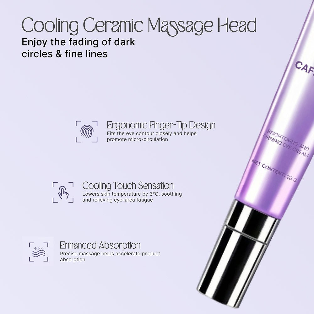 Caffeine Rejuvenating Firming Eye Cream - Brighten, Depuff & Tighten the Eye Area - Velisse -