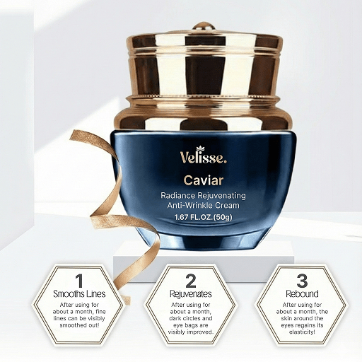 Caviar Repair Eye Cream - Firming, Anti-Wrinkle & Brightening Treatment (40g) - Velisse -