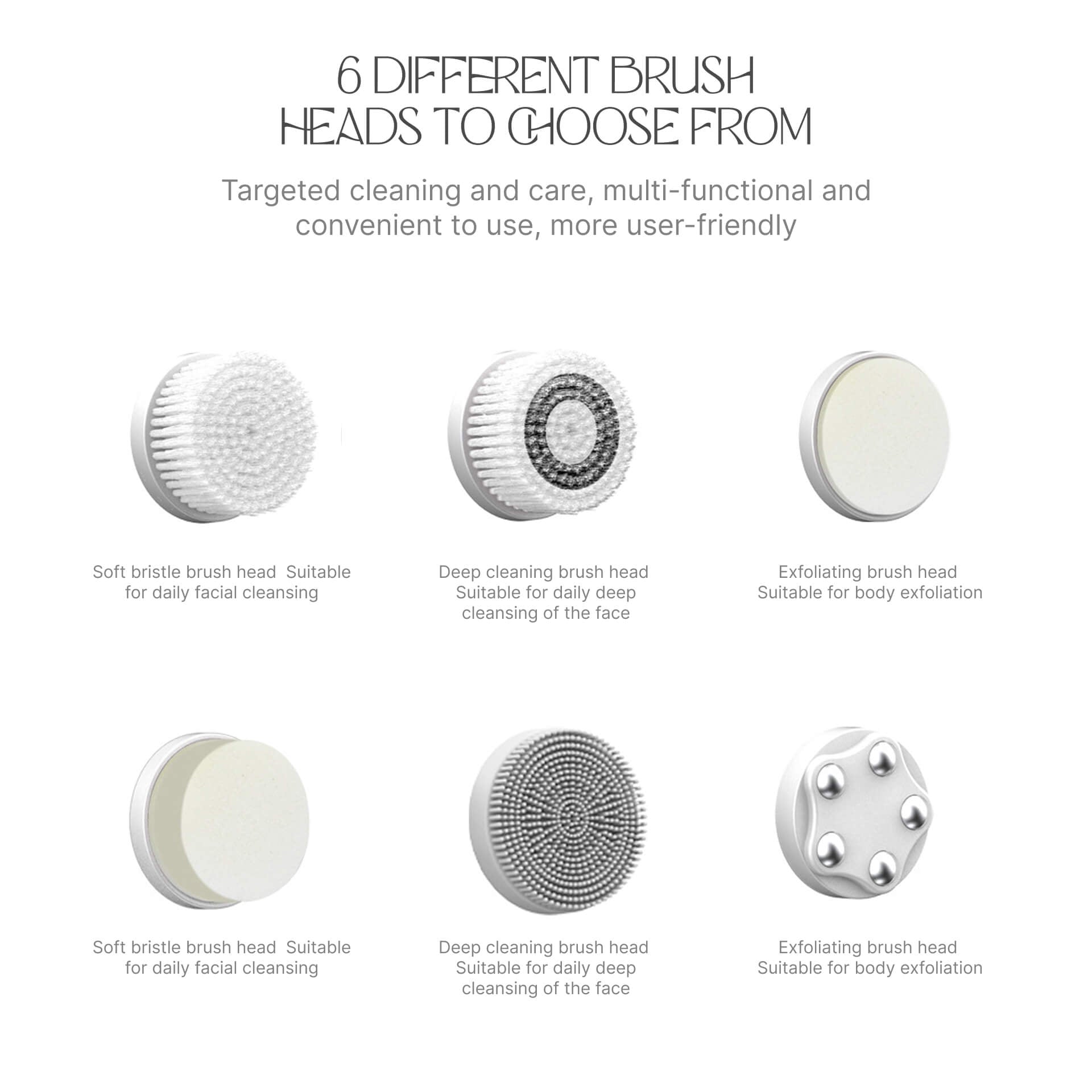 Electric Facial Cleansing Brush - Deep Clean Silicone Beauty Instrument - Velisse -