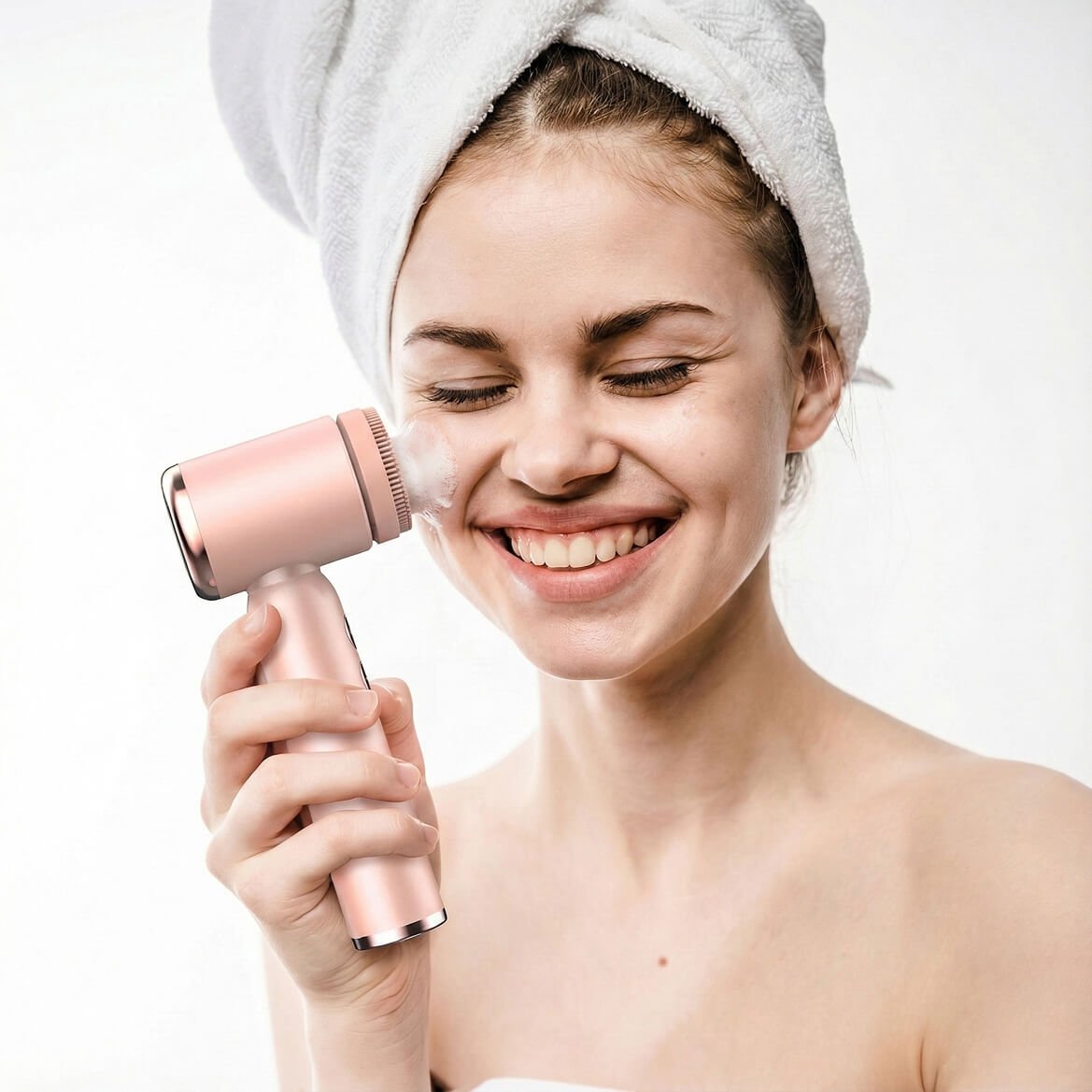 Electric Facial Cleansing Brush - Deep Clean Silicone Beauty Instrument - Velisse -