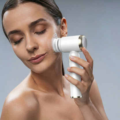 Electric Facial Cleansing Brush - Deep Clean Silicone Beauty Instrument - Velisse -