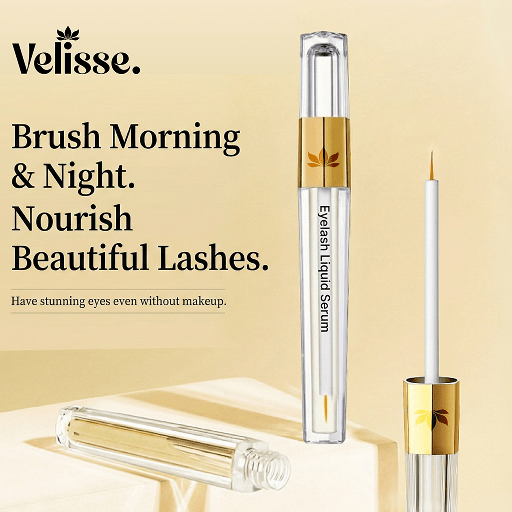 Eyelash Liquid Serum - Nourishing, Moisturizing & Gloss-Enhancing Lash Care - Velisse -