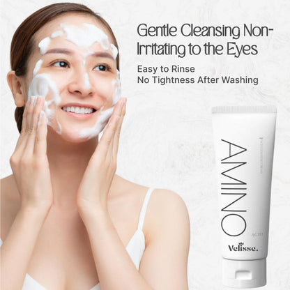 Gentle Amino Acid Facial Cleanser - Mild, Refreshing & Hydrating - Velisse -