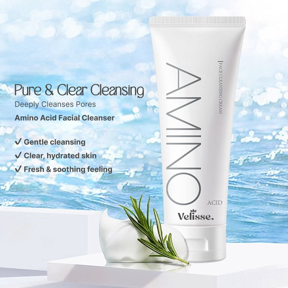 Gentle Amino Acid Facial Cleanser - Mild, Refreshing & Hydrating - Velisse -