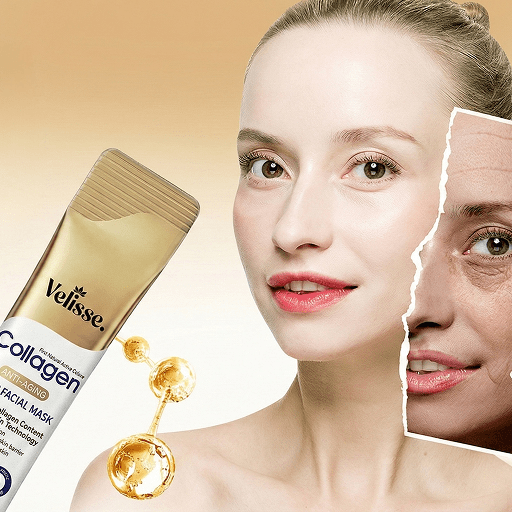 Good Night Gel Sleeping Mask Set - Hydrating, Brightening & Repair (20 × 4ml Strips) - Velisse -
