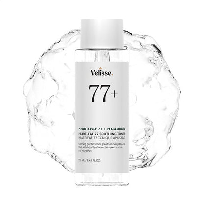 Heartleaf 77 Hyaluron Hydrating Facial Toner (250ml) - Velisse -
