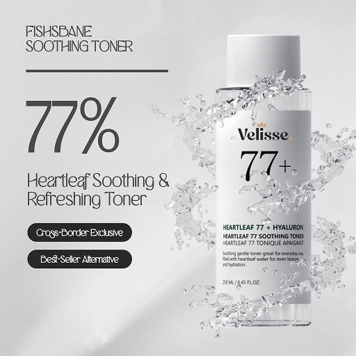 Heartleaf 77 Hyaluron Hydrating Facial Toner (250ml) - Velisse -
