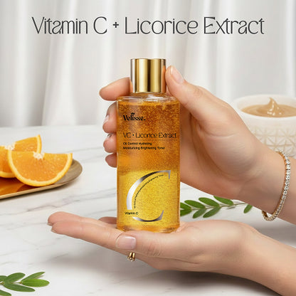 Vitamin C Brightening Essence Toner - Oil Control & Hydration (500ml)