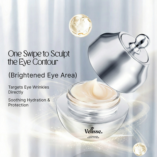 Vitamin C Essence Eye Cream - Brightening, Hydrating & Smoothing Eye Care (30g)