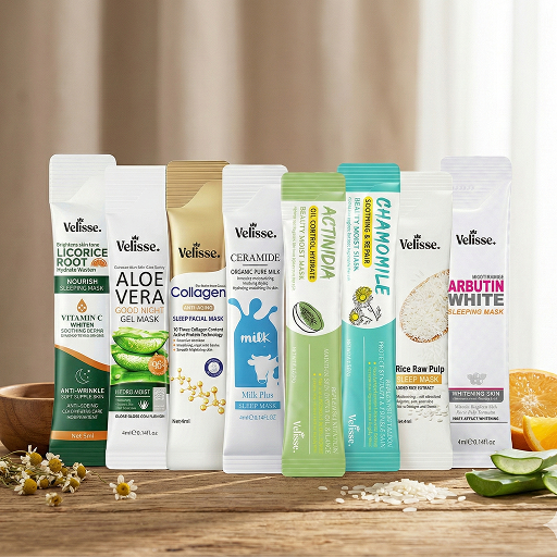 Good Night Gel Sleeping Mask Set - Hydrating, Brightening & Repair (20 × 4ml Strips)