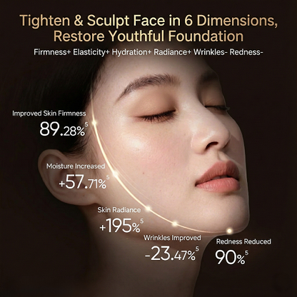 Gold Honeycomb Carnosine Firming & Wrinkle Smoothing Mask - 24K Luxe Elasticity & Radiance Care (30ml × 5 pcs)