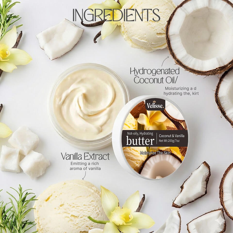 Luxury Hydrating & Moisturizing Body Butter - Velisse -