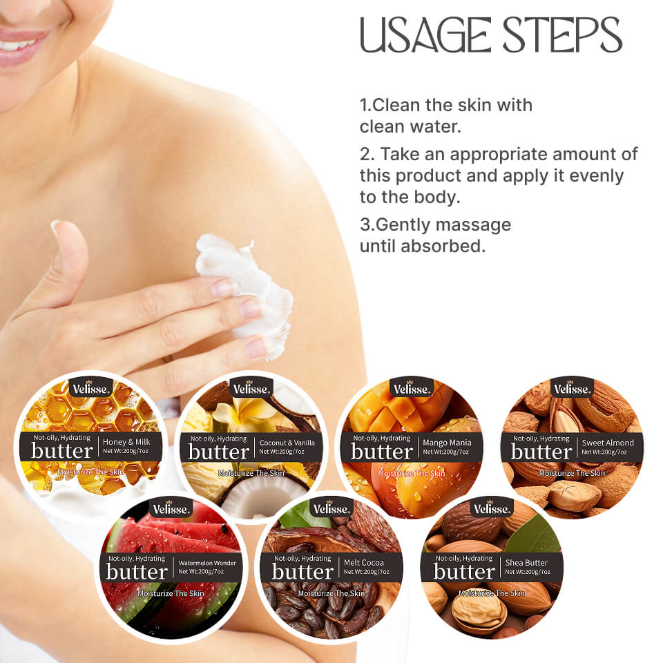 Luxury Hydrating & Moisturizing Body Butter - Velisse -