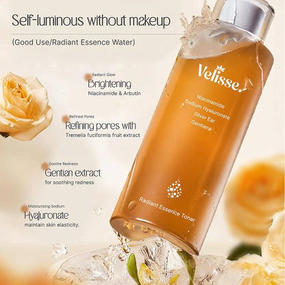 Nicotinamide Hyaluronic Skin Softening Toner (400ml) - Velisse -