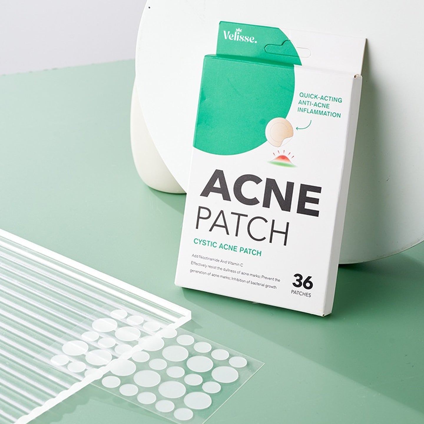 Velisse Blemish Care Hydrocolloid Spot Cover Patches (36–48 Patches) - Velisse -