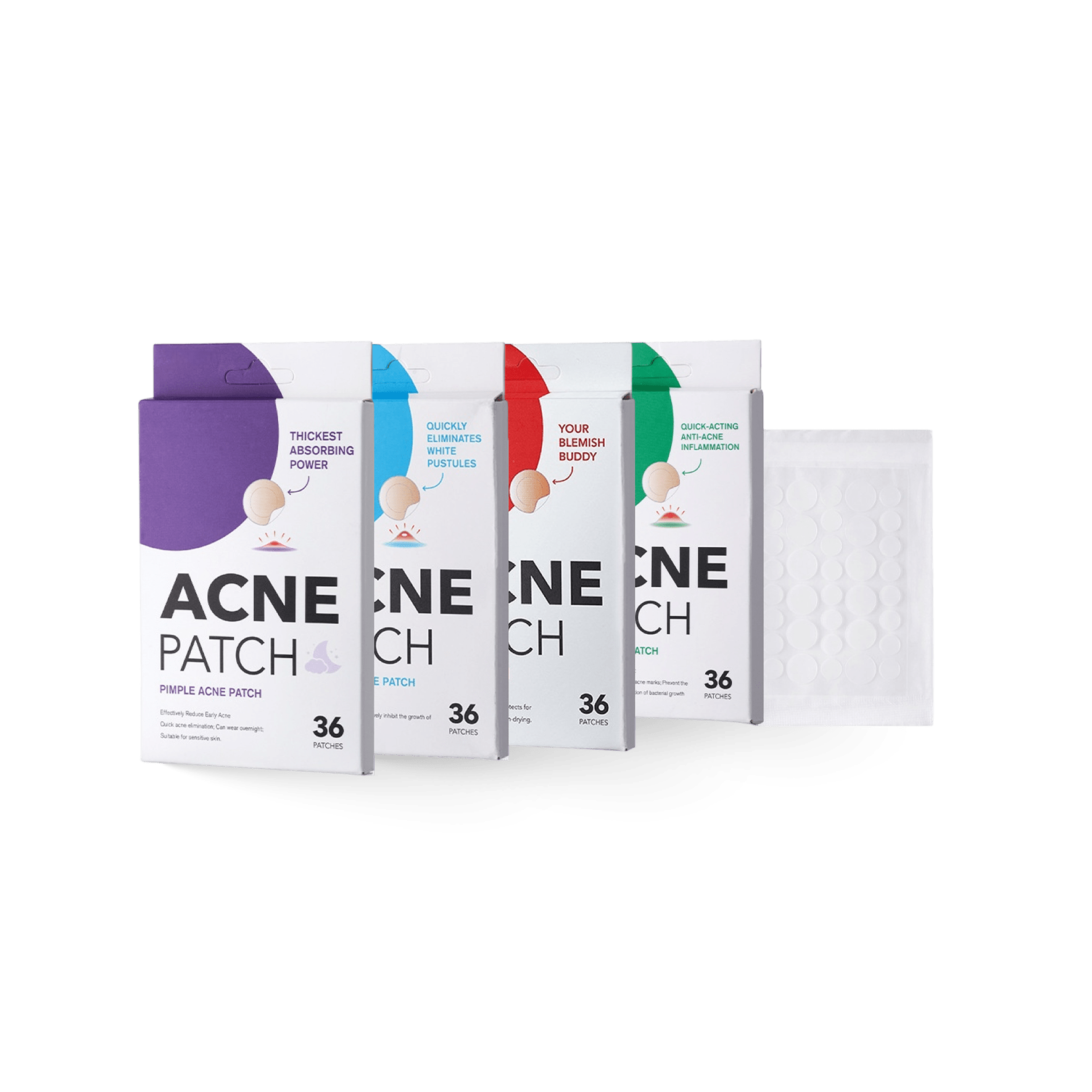 Velisse Blemish Care Hydrocolloid Spot Cover Patches (36–48 Patches) - Velisse -