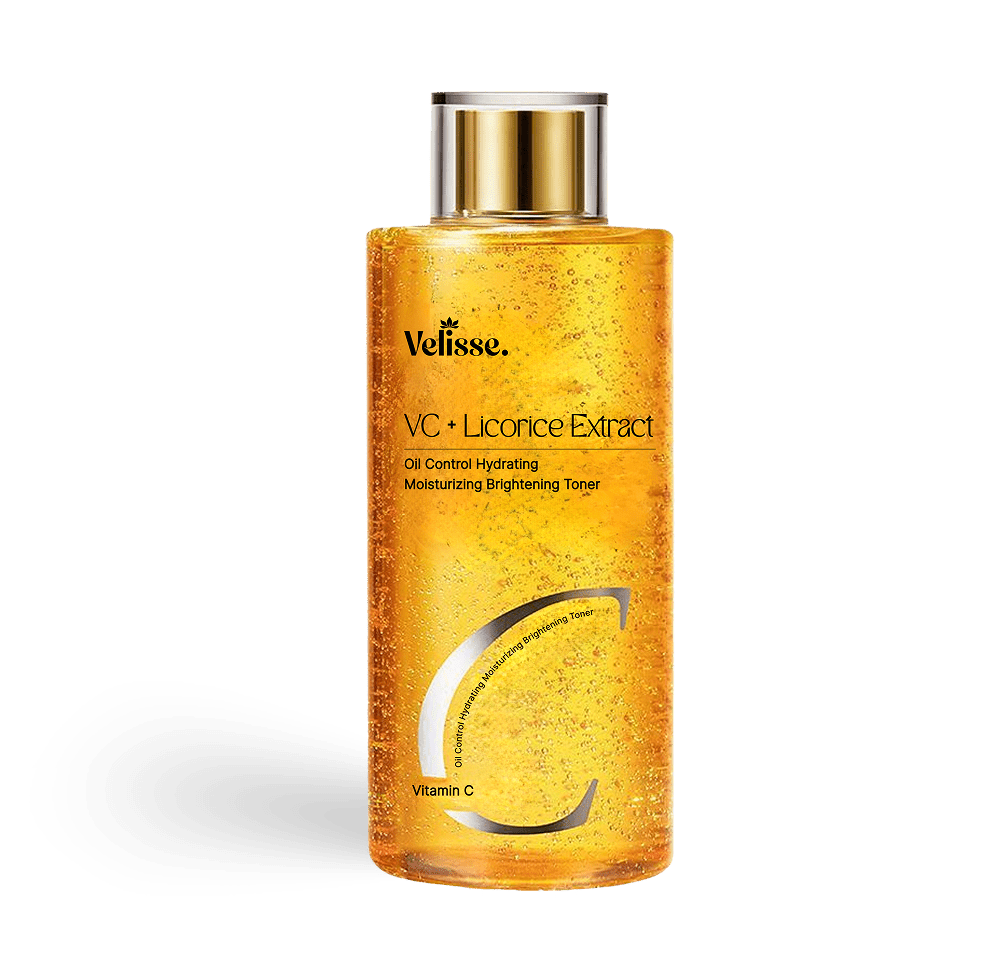 Vitamin C Brightening Essence Toner - Oil Control & Hydration (500ml) - Velisse -