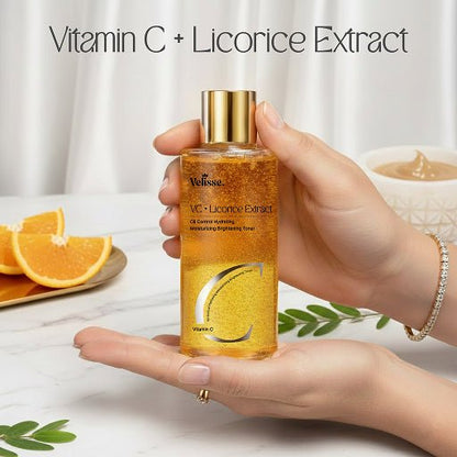 Vitamin C Brightening Essence Toner - Oil Control & Hydration (500ml) - Velisse -