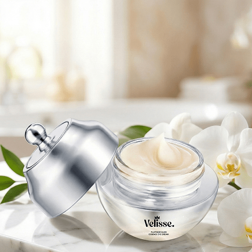 Vitamin C Essence Eye Cream - Brightening, Hydrating & Smoothing Eye Care (30g) - Velisse -