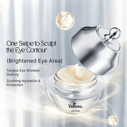 Vitamin C Essence Eye Cream - Brightening, Hydrating & Smoothing Eye Care (30g) - Velisse -