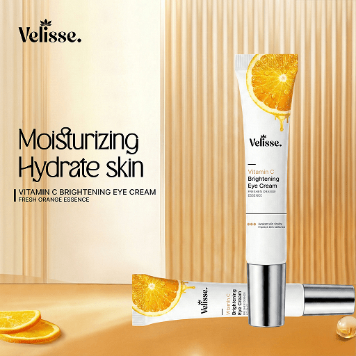 Vitamin C Eye Cream - Brightening, Hydrating & Anti-Dark Circle Eye Treatment - Velisse -