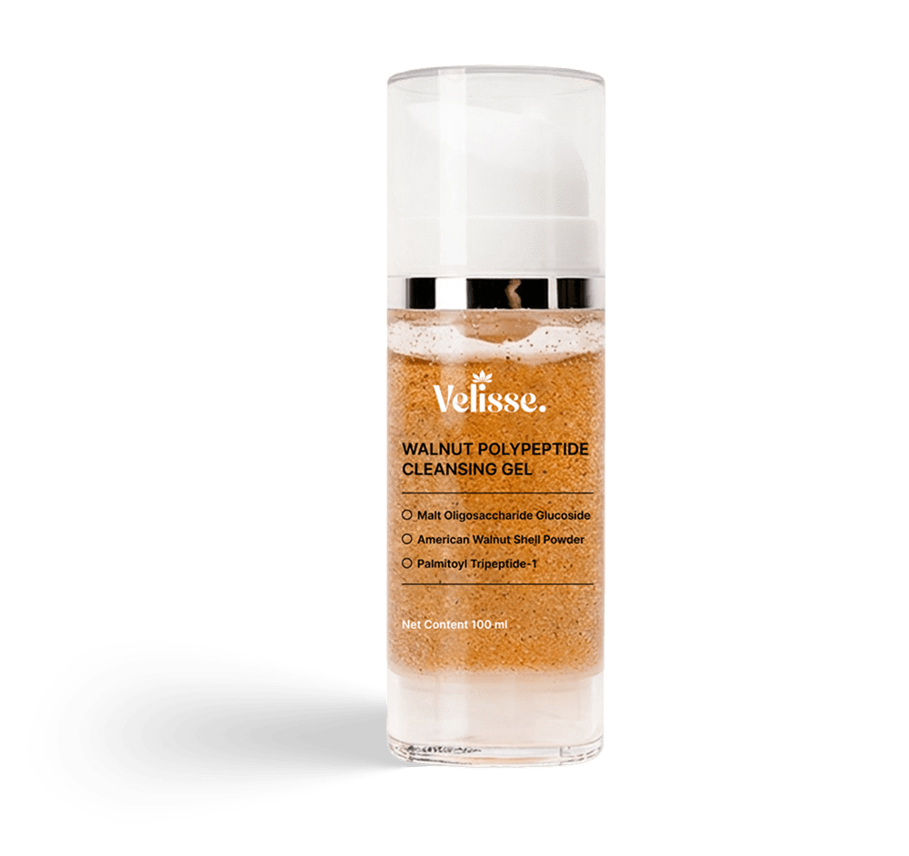 Walnut Polypeptide Cleansing Gel - Gentle Exfoliating & Nourishing Facial Cleanser