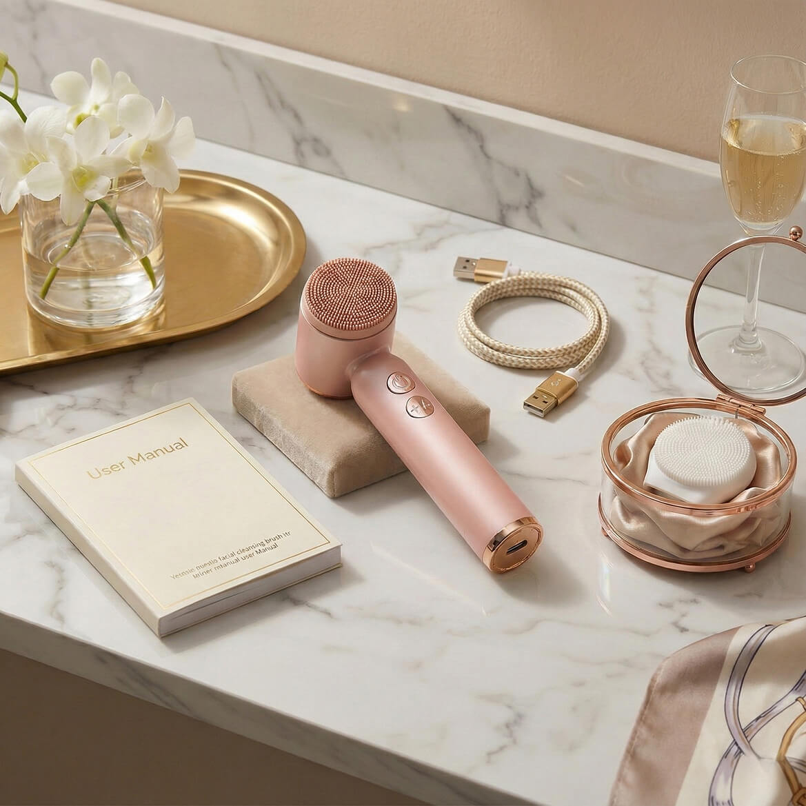 Electric Facial Cleansing Brush - Deep Clean Silicone Beauty Instrument